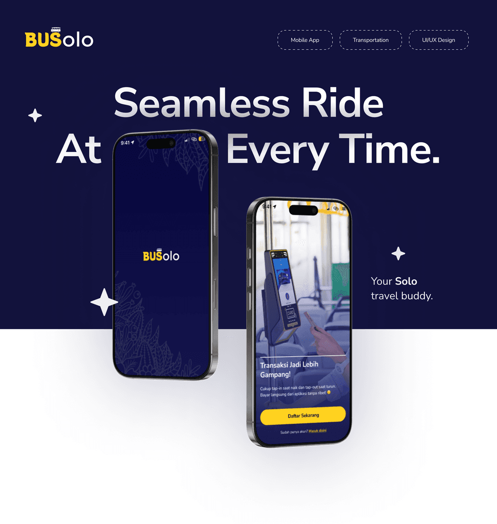 Key visual — seamless ride, every time.