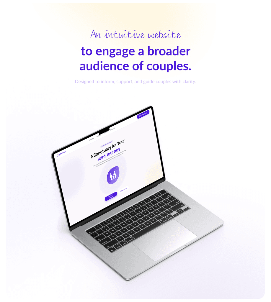 An intuitive website to engage a broader audience of couples.